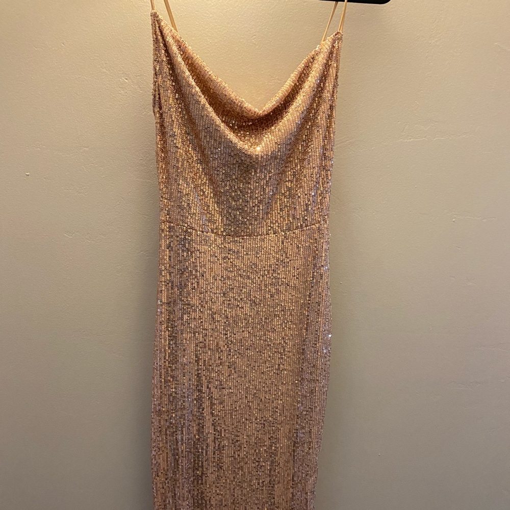 Rose gold dress